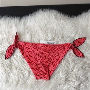 Antigel Neon Polka Dot Tie-Side Bikini Bottoms size XL